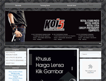 Tablet Screenshot of koi5photography.com